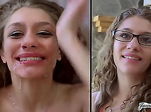 Cute porn cuties turned into nasty whores fearsome-threatening cute...