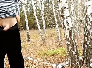While going for a walk in the woods with her stepson, she pleasured...