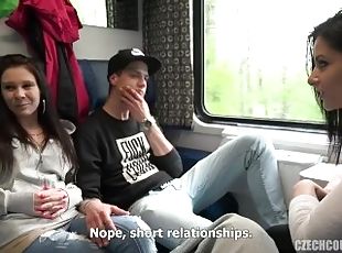 Foursome Sex in Public TRAIN (Full Video)