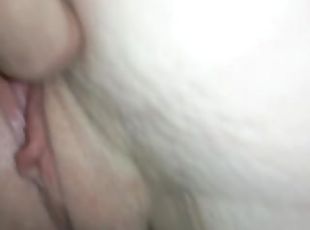 The inside of a creampied pussy