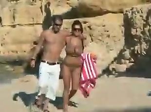 Jasmine Black And A Friend Butt Fucked At The Beach