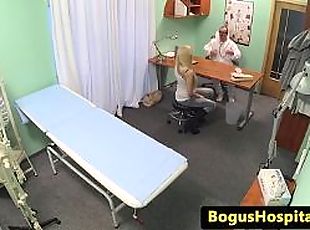 Barelylegal teens examination by fake doctor