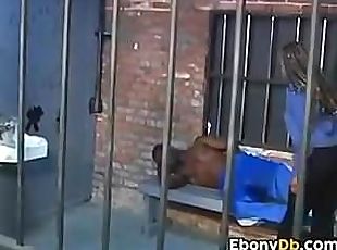 Young Black Girls Punishing A Prisoner