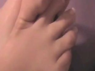 Great perfect footjobs by Latina