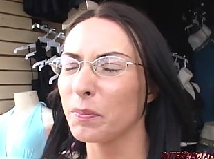 Mom in glasses get a monster black cock fucking from Blackzilla