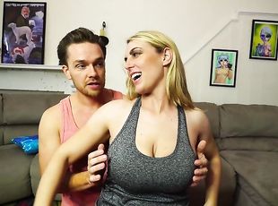 busty milf gets fucked out by big dick son