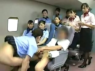 Asian Stewardess Banging The Captain