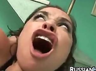 Thick Russian Fucked By A Big Cock