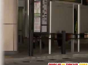Japanese schoolgirl fucked in public in the subway