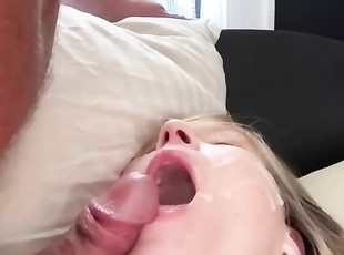 Worlds hottest frenulum worship licking orgasm cum video, female or...