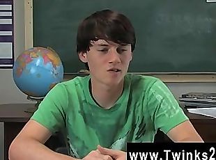 Twinks XXX Jeremy Sommers is seated at a desk and an interview is b...