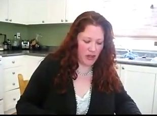 HOT FUCK 195 Cheating BBW Wife in the Kitchen