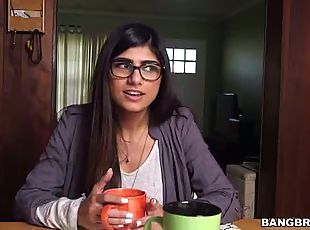 Mia Khalifa's first encounter with monster cocks