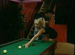 Sex on the pool table