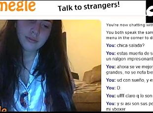 Omegle Girl show all to Masquerade Guy