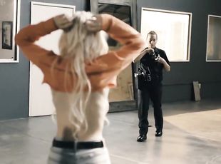 Big Tit Female Cop Has a Tiny Teen Resisting Arrest