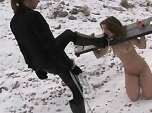Bondage In the snow