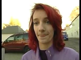 Young German Redhead Blow some cock