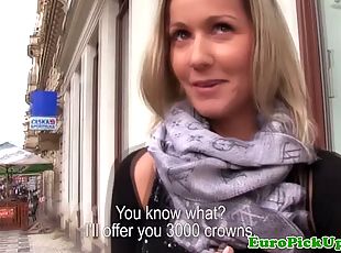 Amateur blonde gives her man a great pov blowjob