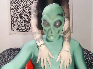 This kinky webcam slut is marvelous and you can tell she loves aliens