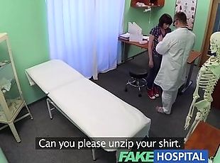 doctor, cámara, espía, voyeur, follando-fucking, oral, hospital