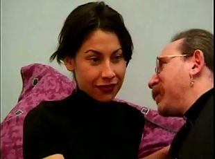 Ed Powers interviews a very sexy brunette