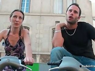 French slut hard sodomized gangbanged and facialized