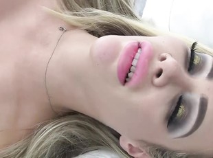 Mature lesbian providing licking and sex toys masturbation to her partner