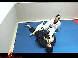 SankakuQueen_Judo beatdown,domination,footjob